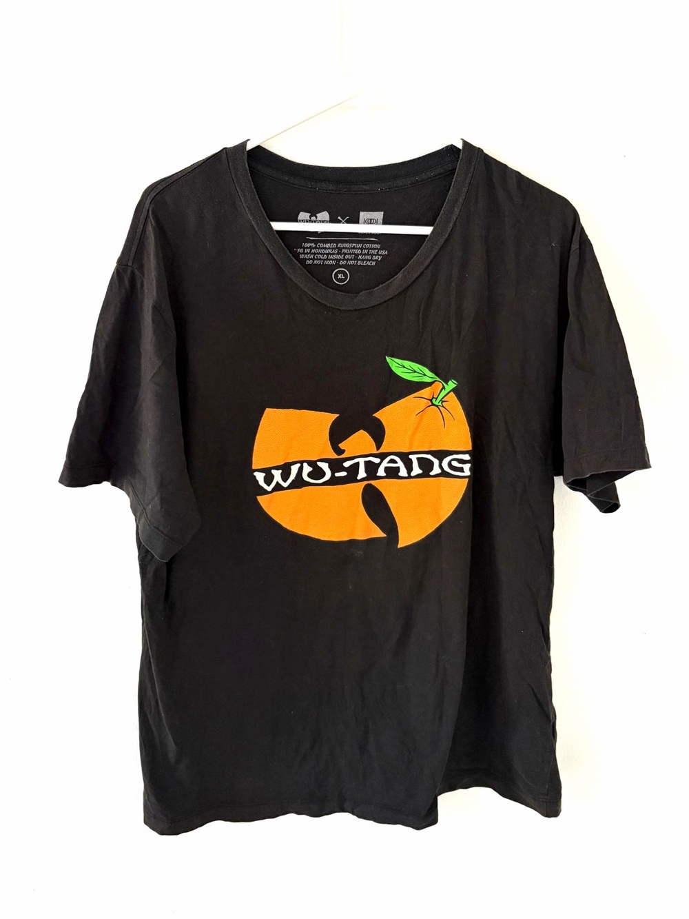 Limited Release Wu-Tang Clan x Paper Root Wu-Citrus Collab T-Shirt, Size: XL